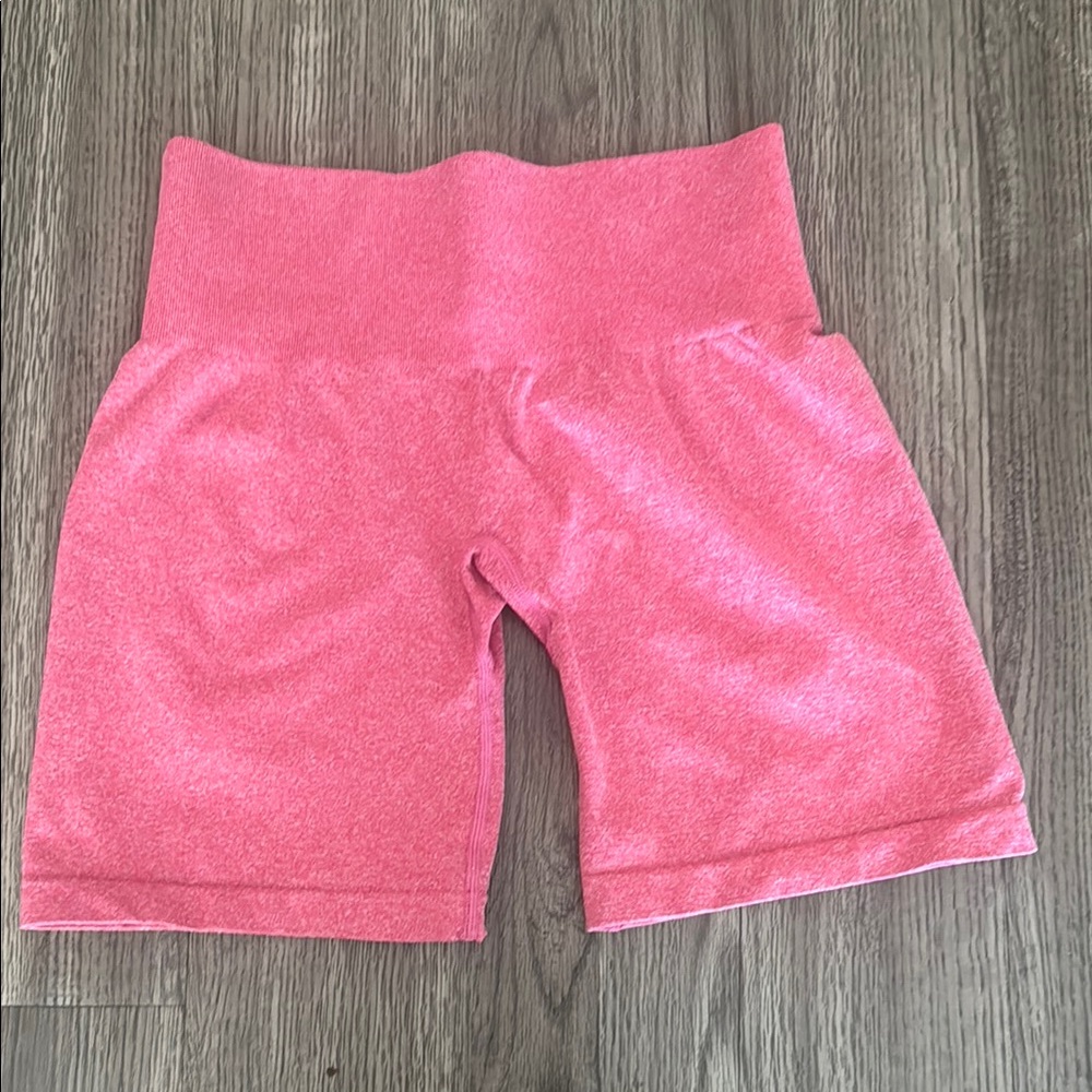 Women's Pink High-Waisted Shorts